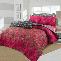 7 Pcs Quilted Comforter Set