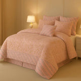 7 Pcs Quilted Comforter Set