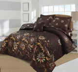 7 Pcs Quilted Comforter Set