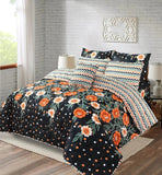 7 Pcs Quilted Comforter Set