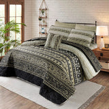 7 Pcs Quilted Comforter Set