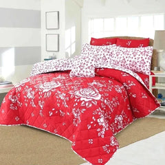 7 Pcs Quilted Comforter Set