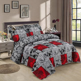 7 Pcs Quilted Comforter Set