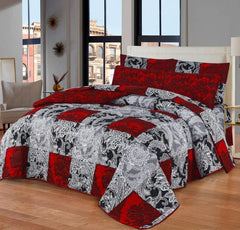 7 Pcs Quilted Comforter Set