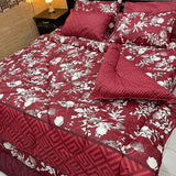 6 Pc Winter Comforter Set (Heavy Filling)