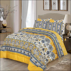 6 Pc Winter Comforter Set (Heavy Filling)