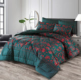 6 Pc Winter Comforter Set (Heavy Filling)