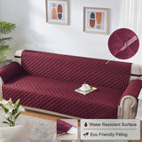 COTTON QUILTED SOFA RUNNER - SOFA COAT