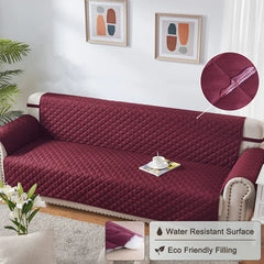 COTTON QUILTED SOFA RUNNER - SOFA COAT