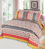 6 Pc Winter Comforter Set (Heavy Filling)