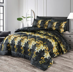 6 Pc Winter Comforter Set (Heavy Filling)