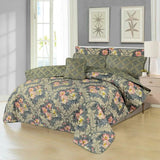 7 Pcs Quilted Comforter Set
