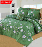 7 Pcs Quilted Comforter Set