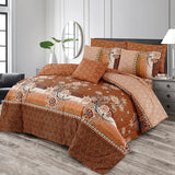 7 Pcs Quilted Comforter Set