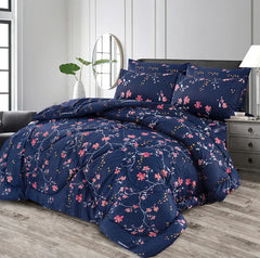 7 Pcs Quilted Comforter Set