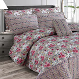 7 Pcs Quilted Comforter Set