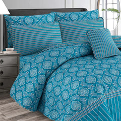 7 Pcs Quilted Comforter Set
