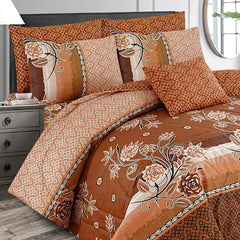 7 Pcs Quilted Comforter Set