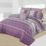 7 Pcs Quilted Comforter Set