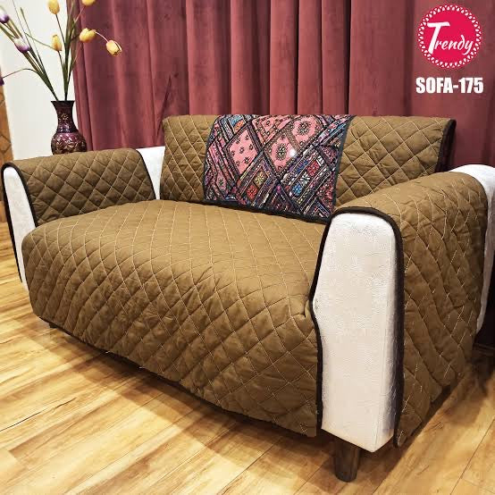 COTTON QUILTED SOFA RUNNER - SOFA COAT
